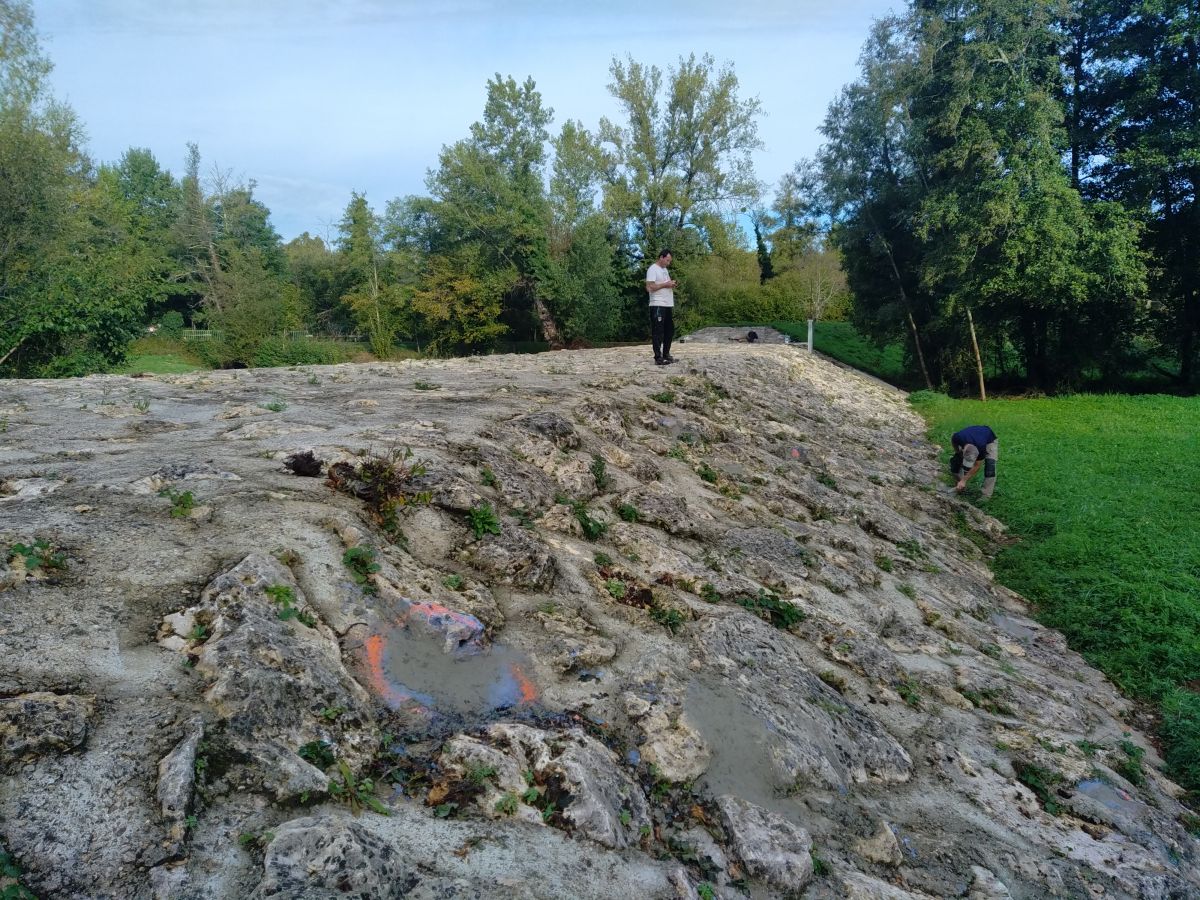 Finalisation des travaux de maçonnerie sur le Bassin de Rétention de Pardaillan