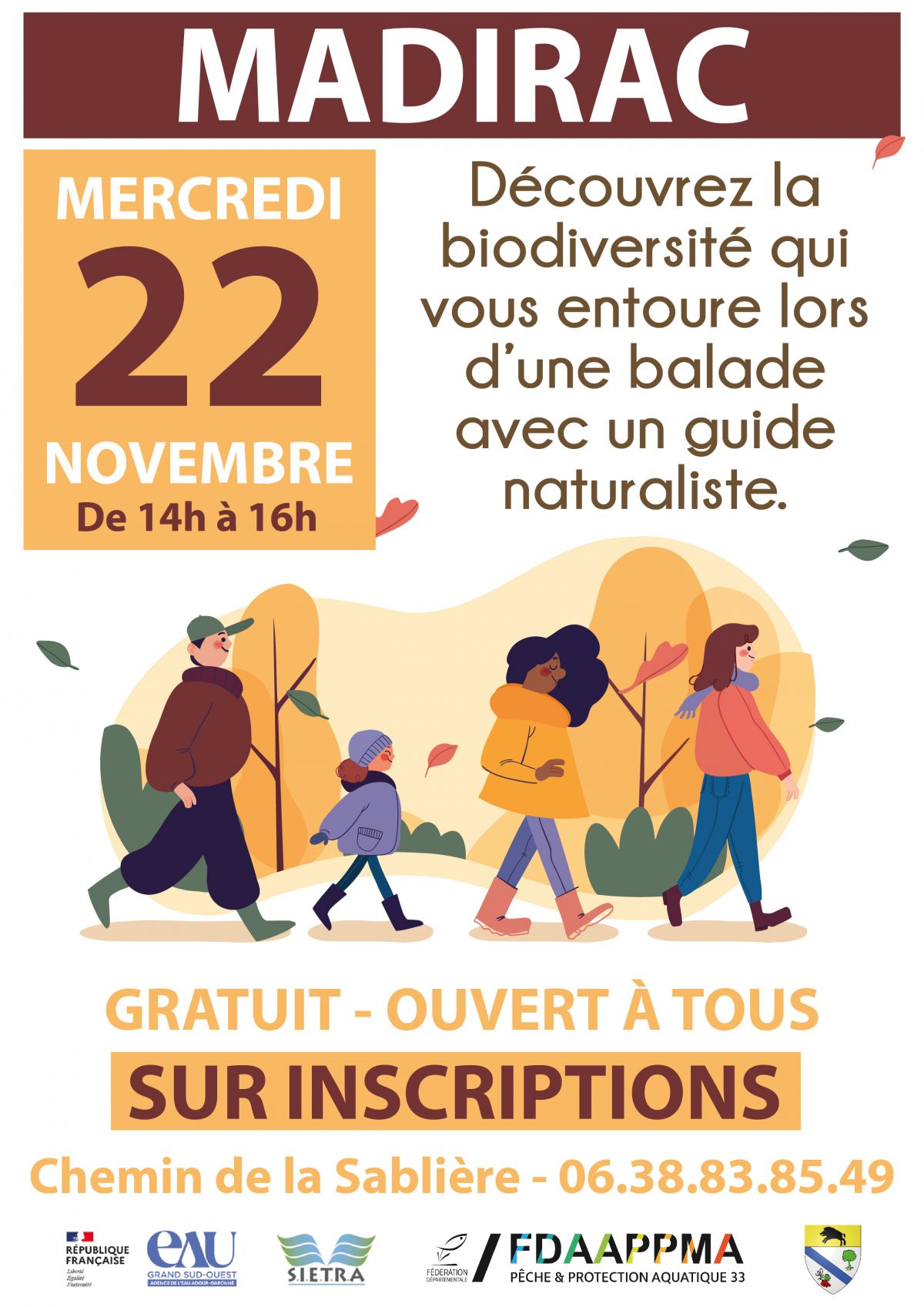 Venez à la rencontre de la biodiversité locale en vous inscrivant à notre balade du 22 novembre 2023