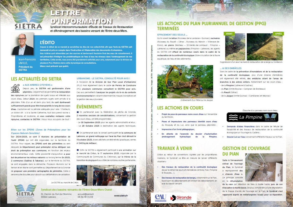 Newsletter SIETRA N°5