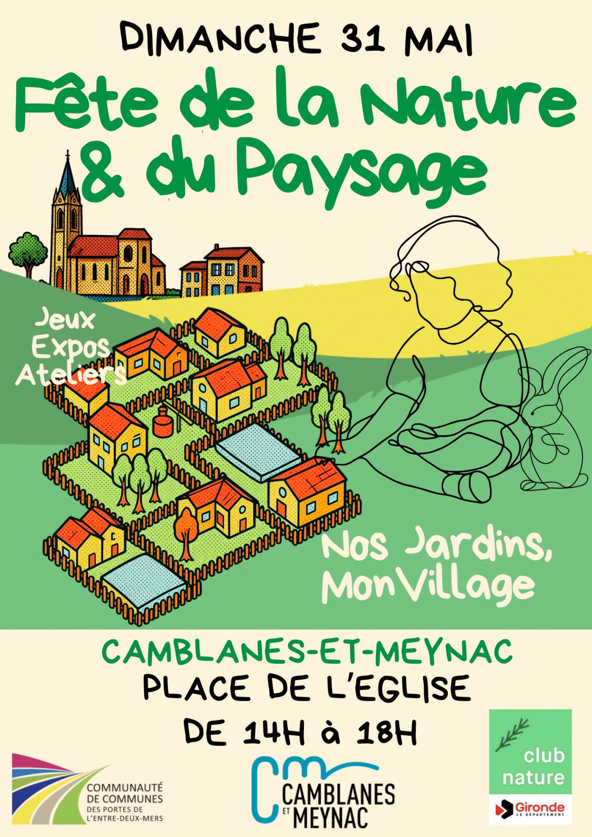Invitation à la Fête de la Nature et des Paysages :
Le Dimanche 31 mai 2026 à Camblanes et Meynac!