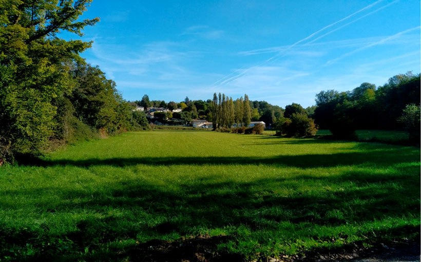 Zone alluviale entre le Lubert et le Gaillardon sur la commune de Le Tourne (12 octobre 2021)