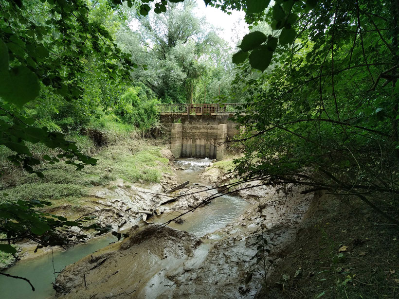 Ouvrage aval commune de Camblanes et Meynac (29 juillet 2021)